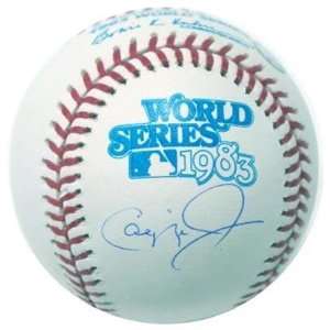  Cal Ripken, Jr. Autographed 1983 WS Baseball Sports 