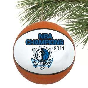   2011 NBA Champions Mini Basketball Ornament 