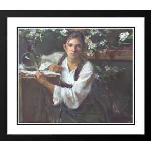  Gerhartz, Daniel F. 34x28 Framed and Double Matted Blossom 