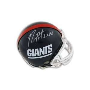  Rodney Hampton Autographed New York Giants Mini Football 
