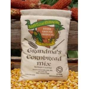 South Texas Milling Grandmas Cornbread Mix   11 oz Cloth Bag  
