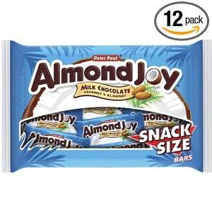 Hersheys Almond Joy Minis Bag, Milk Chocolate, 5.3 Ounce (Pack of 12)
