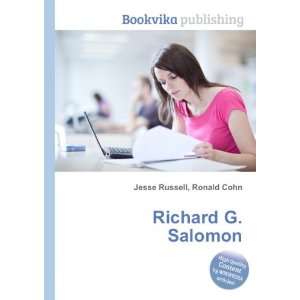  Richard G. Salomon Ronald Cohn Jesse Russell Books