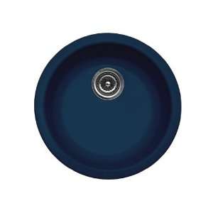  16038 Navy Blue Albion Albion Self Rimming 18 Round Bar Prep Sink 