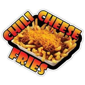  CHILI CHEESE FRIES Concession Decal trailer french sign 