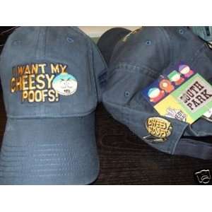  Southpark I Want My Cheesy Poofs Blue Adjustable Hat 