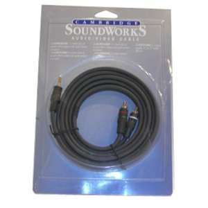  Cambridge SoundWorks Stereo Mini Jack to RCA Cable 