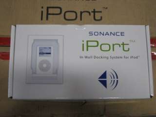 Sonance iPort In Wall Docking System for all iPod iPhone   Black 