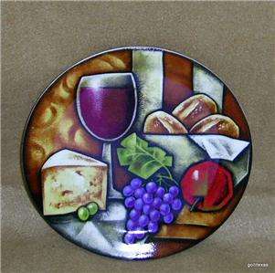 Msc Sommelier Snack Size Plate Wine Cheese Etc 7  