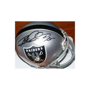  Rod Woodson autographed Football Mini Helmet (Oakland 