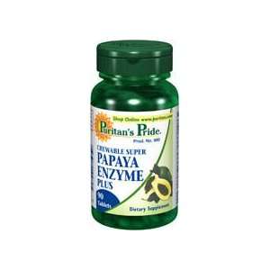  Chewable Super Papaya Enzyme Plus 90 Chewables Health 
