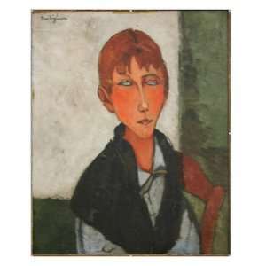  Oil Painting La Patronne Amedeo Modigliani Hand Painted 
