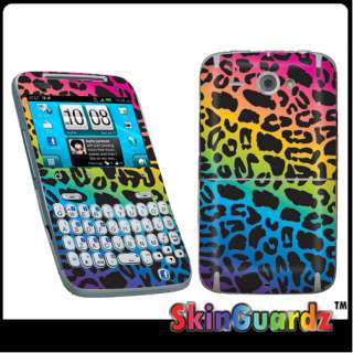   Leopard Vinyl Case Decal Skin To Cover HTC Status ChaCha  