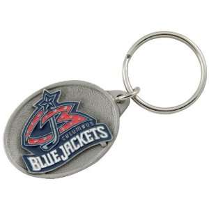  NHL Columbus Blue Jackets Pewter Logo Keychain Sports 