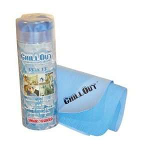  ChillOut Cooling Towels Blue, 33 x 13, Set of 6