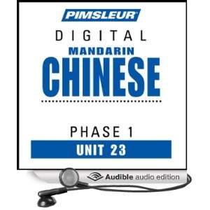 Chinese (Man) Phase 1, Unit 23 Learn to Speak and Understand Mandarin 