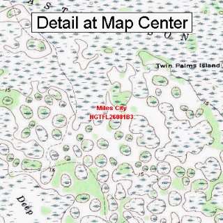 USGS Topographic Quadrangle Map   Miles City, Florida 