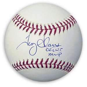 Troy Glaus Autographed Baseball with 02 WS MVP Inscription