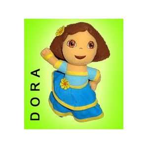 Dora the Explorer in Her Pretty Blue and Yellow Party Dress Stuffed 