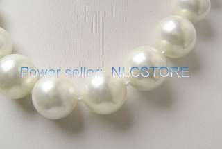 round 20 mm mother of pearl shell necklace jewelry  