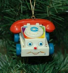 Fisher Price Chatter Telephone Christmas Ornament  