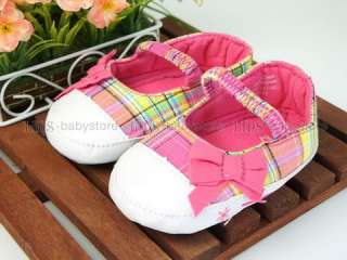 A247 new baby toddler girl pink checker shoes US 3 4 5  