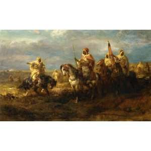  FRAMED oil paintings   Adolf Schreyer   24 x 14 inches 