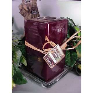 Patchouli Herbal Scented Square Pillar Candle 26 Oz. 