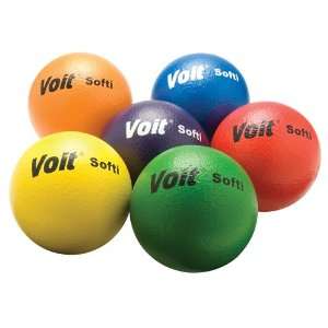  Voit 6 1/4 Softi Tuff Balls Color Orange Sold Per 