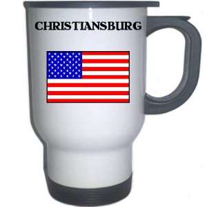  US Flag   Christiansburg, Virginia (VA) White Stainless 
