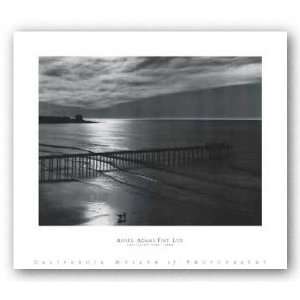  Scripps Pier Poster Print