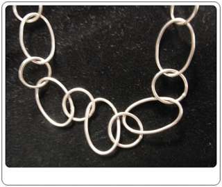 SGG Thai Karen Silver Nice Link Chain Necklace 26 inch  