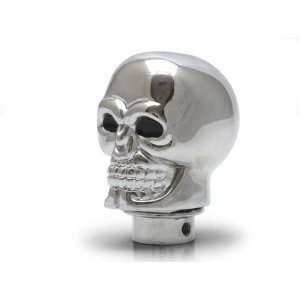   Company 14563 Chrome Skull Shift Knob with Adapter Kit Automotive