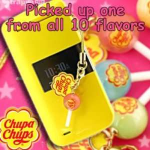  Chupa Chups Candy Colorful Secret Stone Cell Phone Charm 