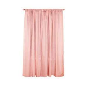  Rod Pocket Curtain Panels   Pink Gingham 84