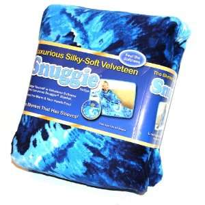  Snuggie® Velveteen(TM) Blanket with Sleeves TIE DYE