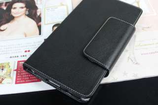 Leather Case skin Cover For 7 Huawei IDEOS S7 Smakit Tablet Black