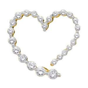 Genuine Icecarats Designer Jewelry Gift 14K Yellow Gold 0.50Ctw Round 