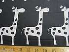 yards Stretch giraffe white on black childre