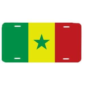  Senegal Senegalese Flag Vanity Auto License Plate 