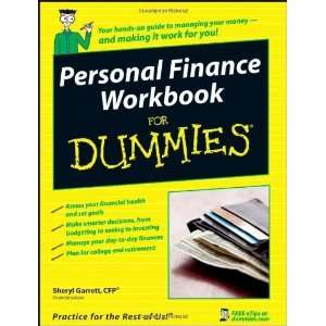   Finance Workbook For Dummies [Paperback] Sheryl Garrett Books
