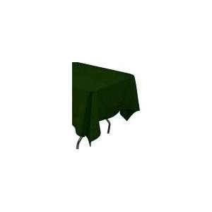 60 inch x 102 inch Rectangular Hunter Green Tablecloth 