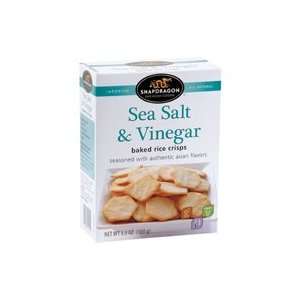Snapdragon Foods Rice Crisps Sea Salt & Vinegar 3.5 oz. (Pack of 6 