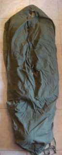World War II Down Mummy Style Sleeping Bag And Water Repellant Case 