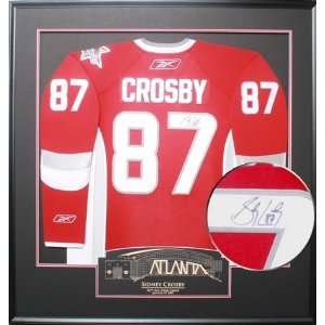  Sidney Crosby Signed Framed Replica Jersey All Star 2008 W 