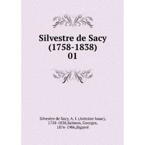    1838,Salmon, Georges, 1876 1906,BigarrÃ© Silvestre de Sacy Books