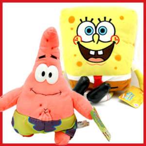 Nick SpongeBob Patrick Plush Doll Set  14 Large Set  Licensed  
