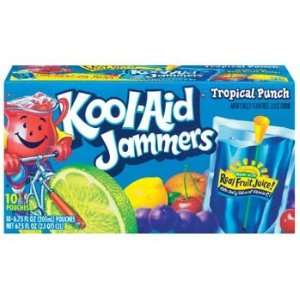 Kool Aid Tropical Punch Jammers 10 pk  Grocery & Gourmet 