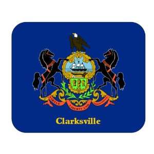  US State Flag   Clarksville, Pennsylvania (PA) Mouse Pad 