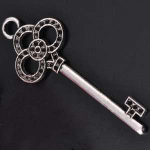pcs Wholesale Steampunk Antique Silver Skeleton Keys  